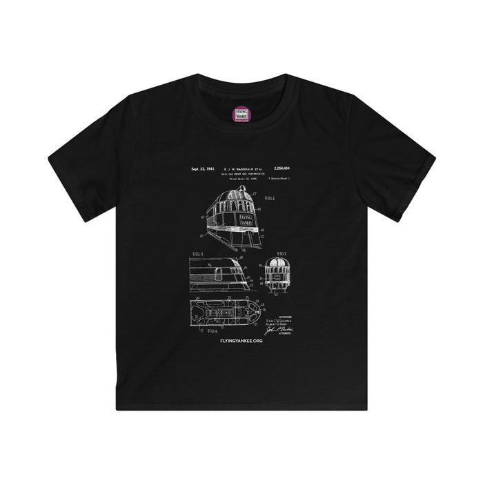 US Patent Flying Yankee - Kids Softstyle Tee