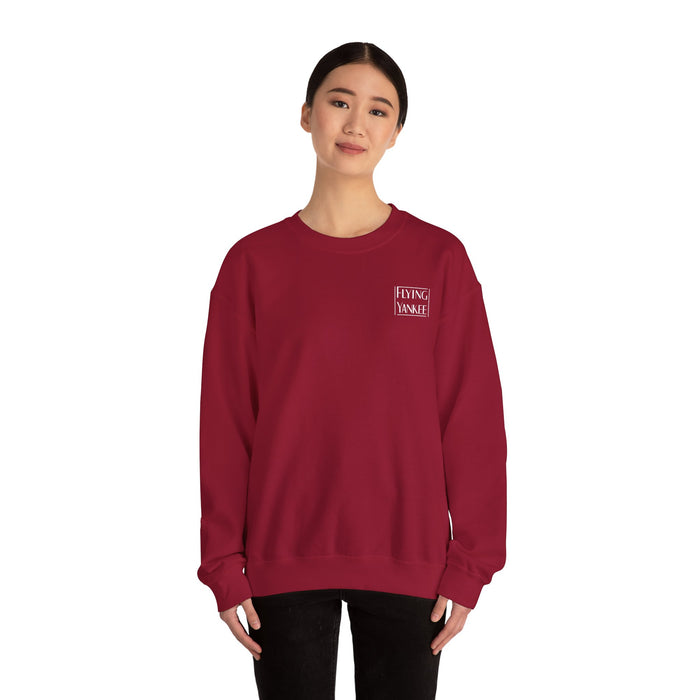 Flying Yankee Outline Logo Unisex Heavy Blend™ Crewneck Sweatshirt
