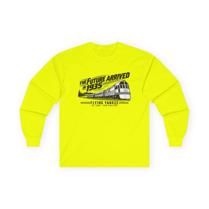 The Future Arrived in 1935 | Flying Yankee No. 6000 | Unisex Ultra Cotton Long Sleeve Tee