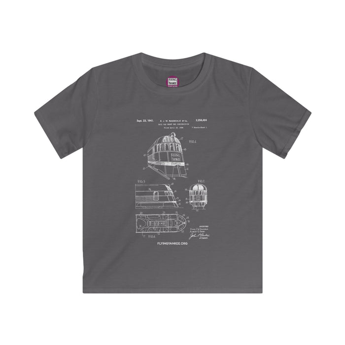 US Patent Flying Yankee - Kids Softstyle Tee