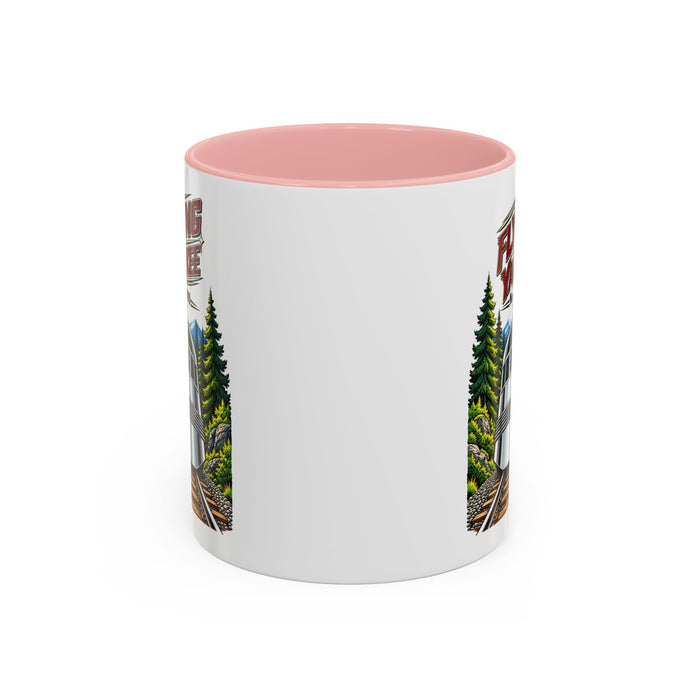 Flying Yankee No. 6000 – 1935 Vintage Streamliner - Accent Coffee Mug (11, 15oz)