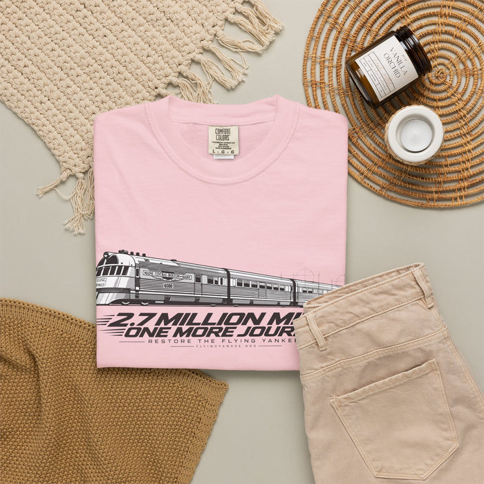 Flying Yankee – 2.7 Million Miles, One More Journey - Unisex Garment-Dyed T-shirt