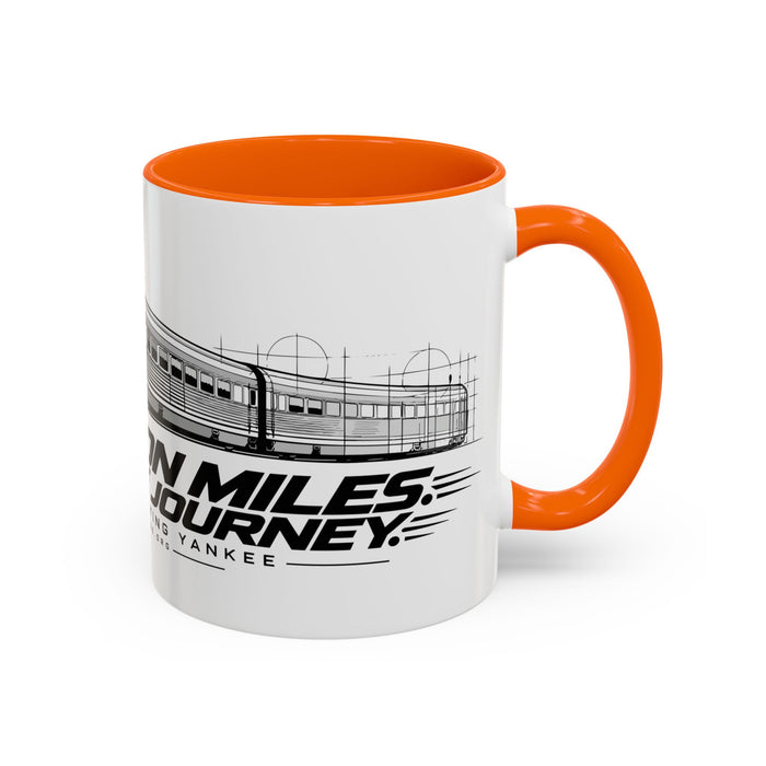 Flying Yankee – 2.7 Million Miles, One More Journey - Accent Coffee Mug (11, 15oz)