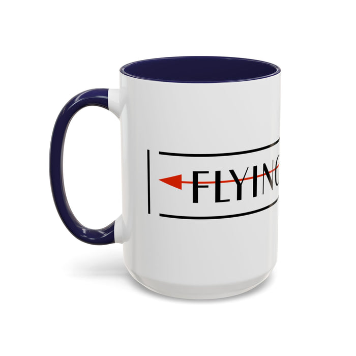 Arrow Flying Yankee Logo - Accent Coffee Mug (11, 15oz)