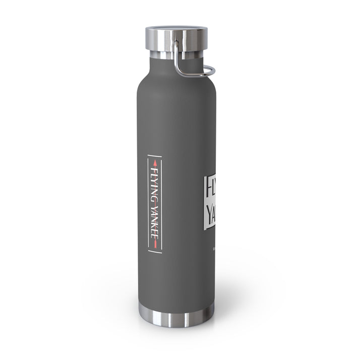Flying Yankee Logo - Copper Vacuum Insulated Bottle, 22oz