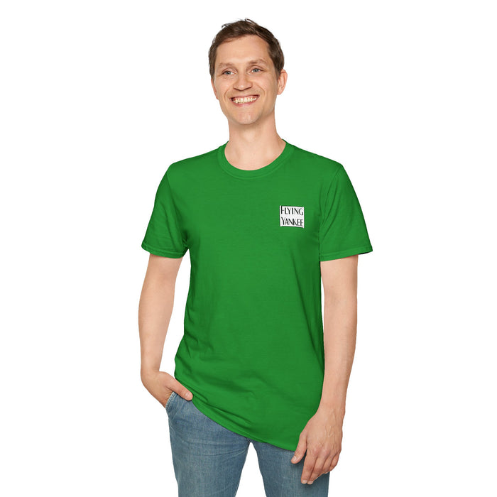 Flying Yankee Logo - Unisex Softstyle T-Shirt