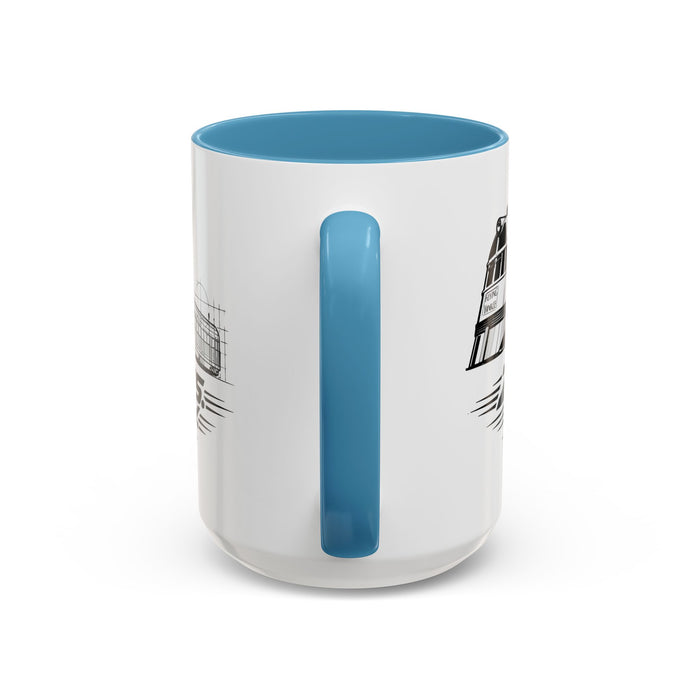 Flying Yankee – 2.7 Million Miles, One More Journey - Accent Coffee Mug (11, 15oz)