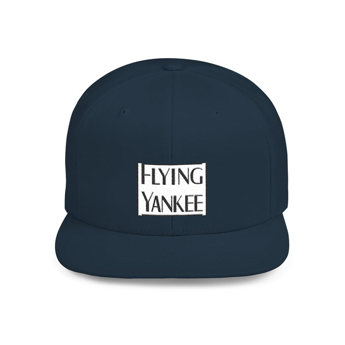 Flying Yankee Embroidered Logo - Flat Bill Snapback