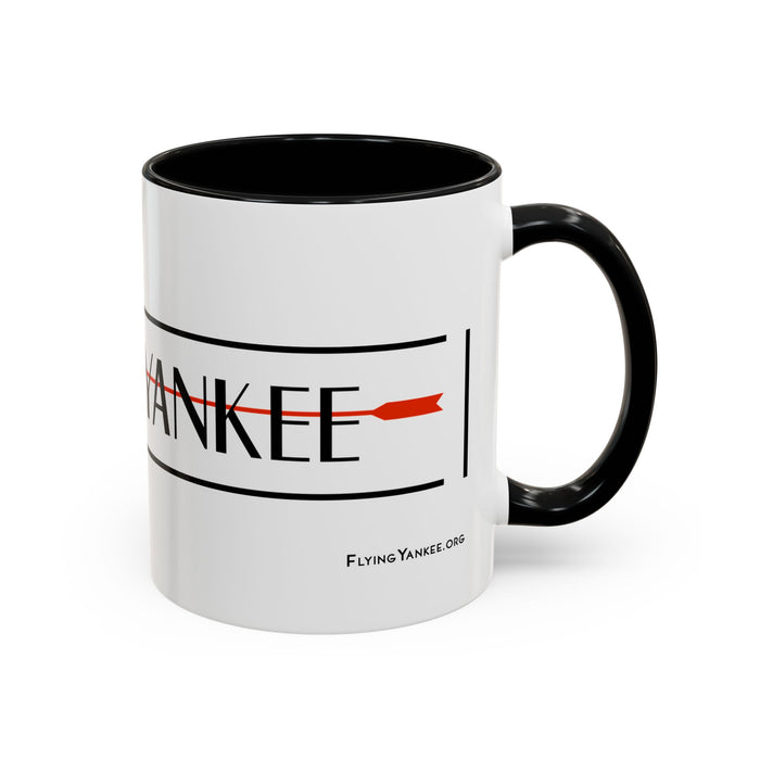 Arrow Flying Yankee Logo - Accent Coffee Mug (11, 15oz)