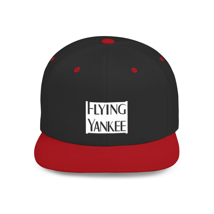 Flying Yankee Embroidered Logo - Flat Bill Snapback