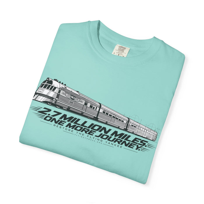 Flying Yankee – 2.7 Million Miles, One More Journey - Unisex Garment-Dyed T-shirt