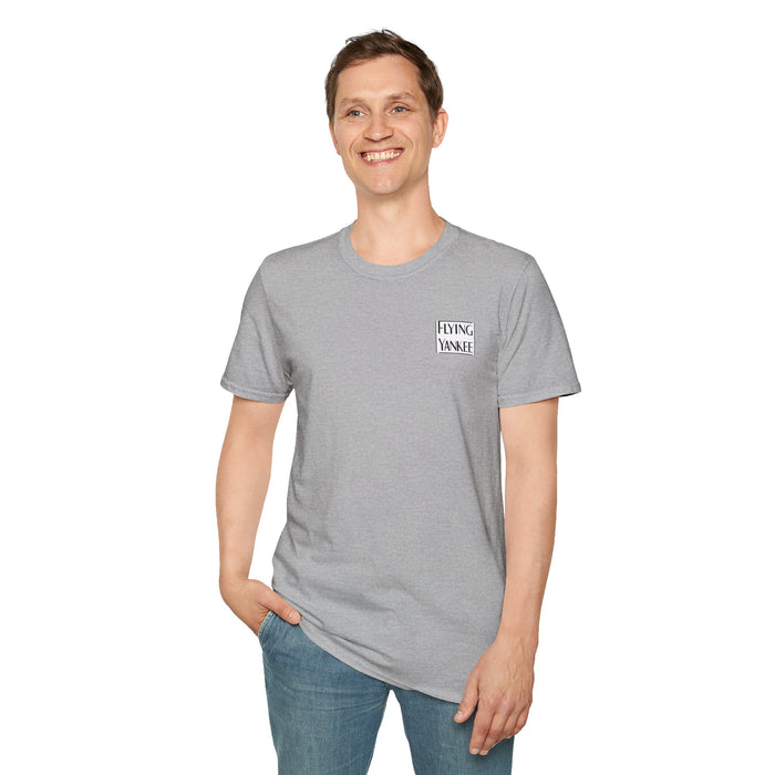 Flying Yankee Logo - Unisex Softstyle T-Shirt