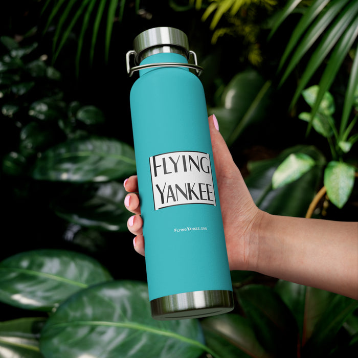 Flying Yankee Logo - Copper Vacuum Insulated Bottle, 22oz