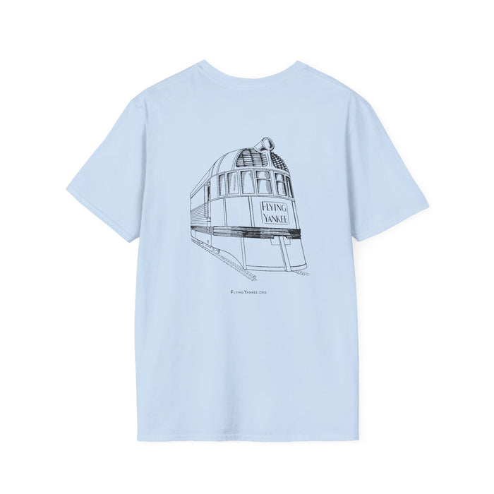Flying Yankee Logo - Unisex Softstyle T-Shirt