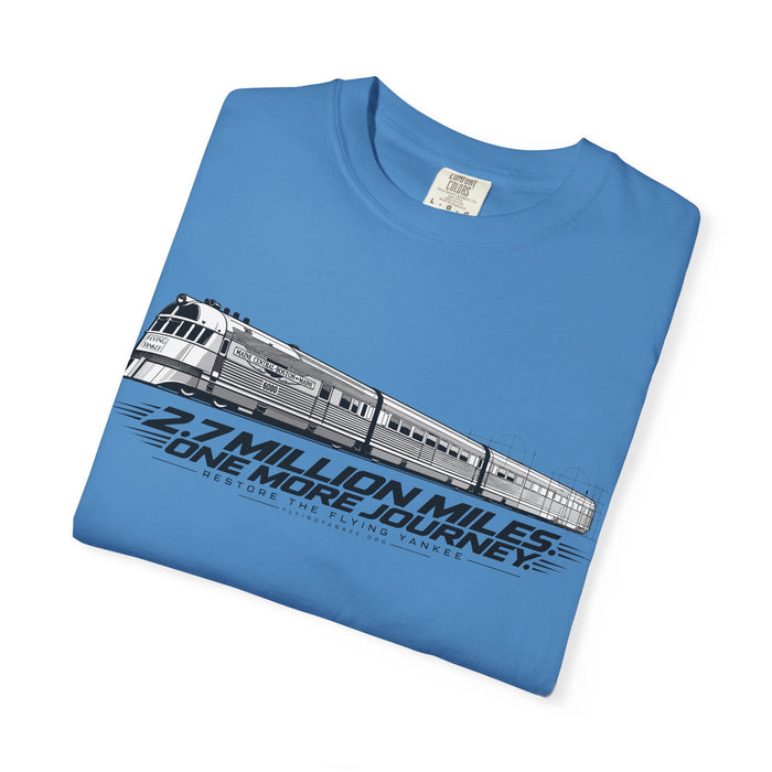 Flying Yankee – 2.7 Million Miles, One More Journey - Unisex Garment-Dyed T-shirt
