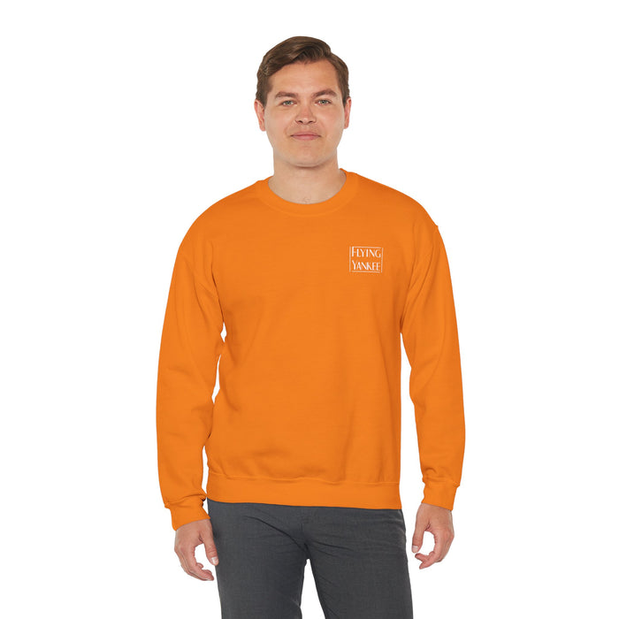 Flying Yankee Outline Logo Unisex Heavy Blend™ Crewneck Sweatshirt