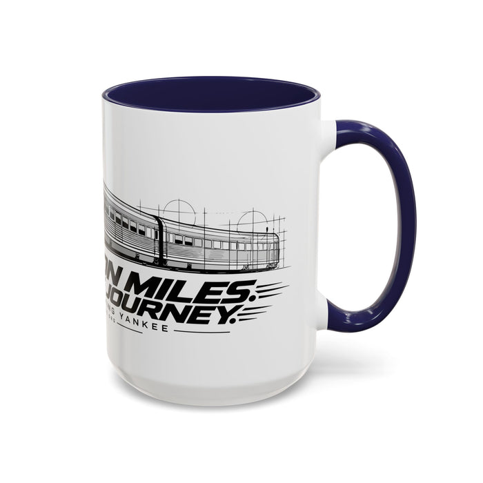 Flying Yankee – 2.7 Million Miles, One More Journey - Accent Coffee Mug (11, 15oz)