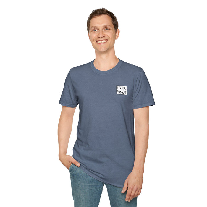 Flying Yankee Logo - Unisex Softstyle T-Shirt