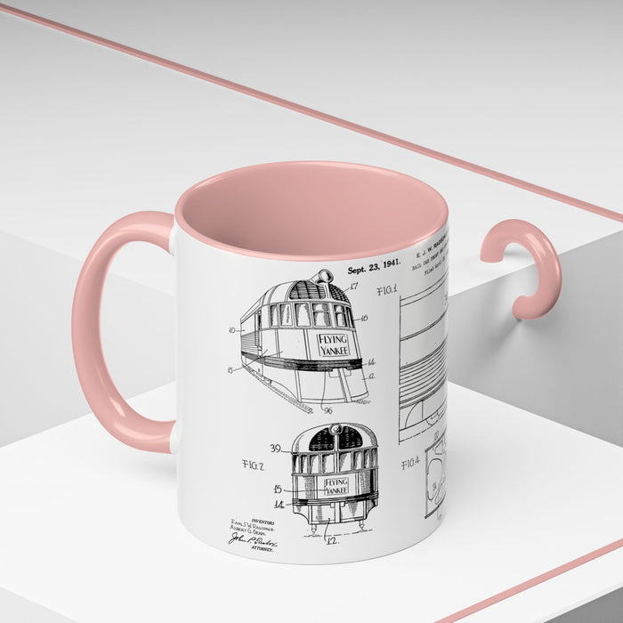US Patent Flying Yankee - Accent Coffee Mug (11, 15oz)
