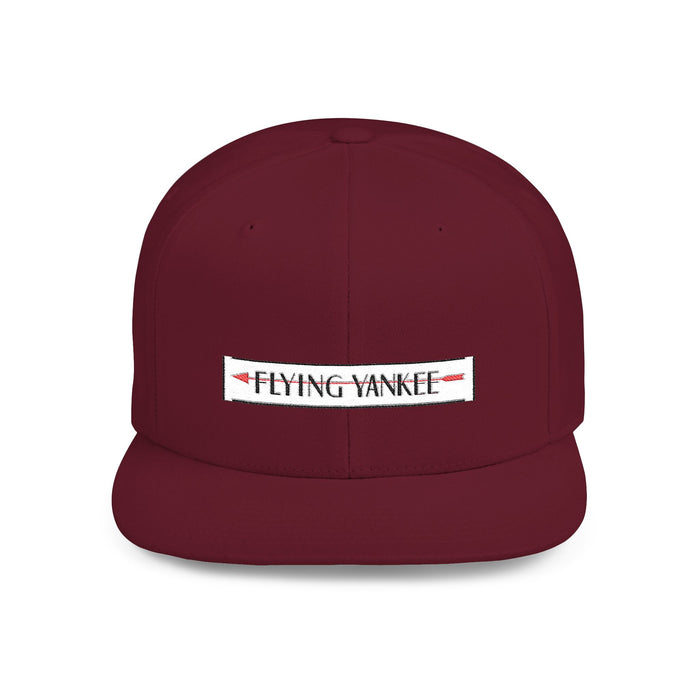 Flying Yankee Embroidered ARROW Logo - Flat Bill Snapback