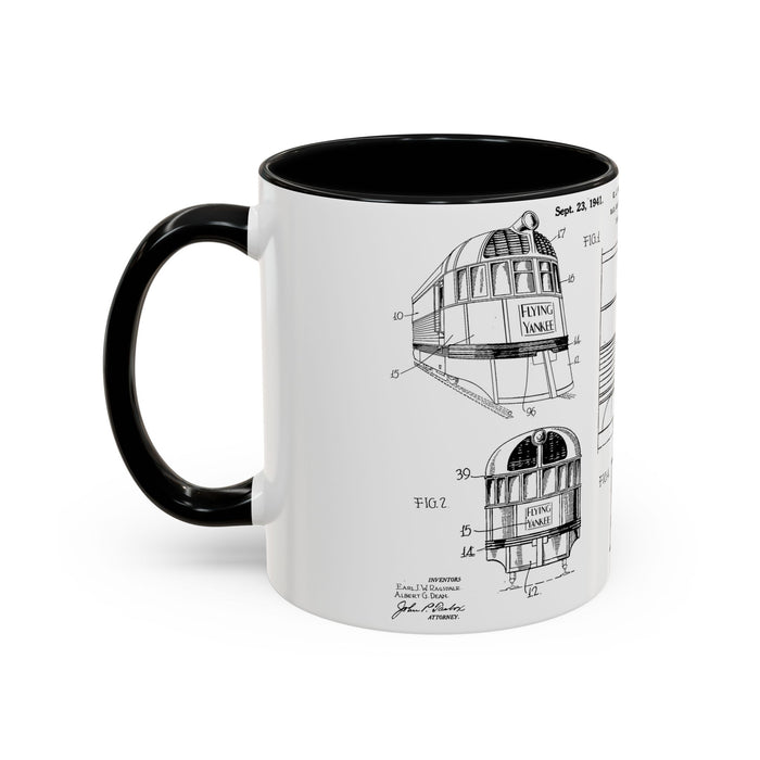 US Patent Flying Yankee - Accent Coffee Mug (11, 15oz)