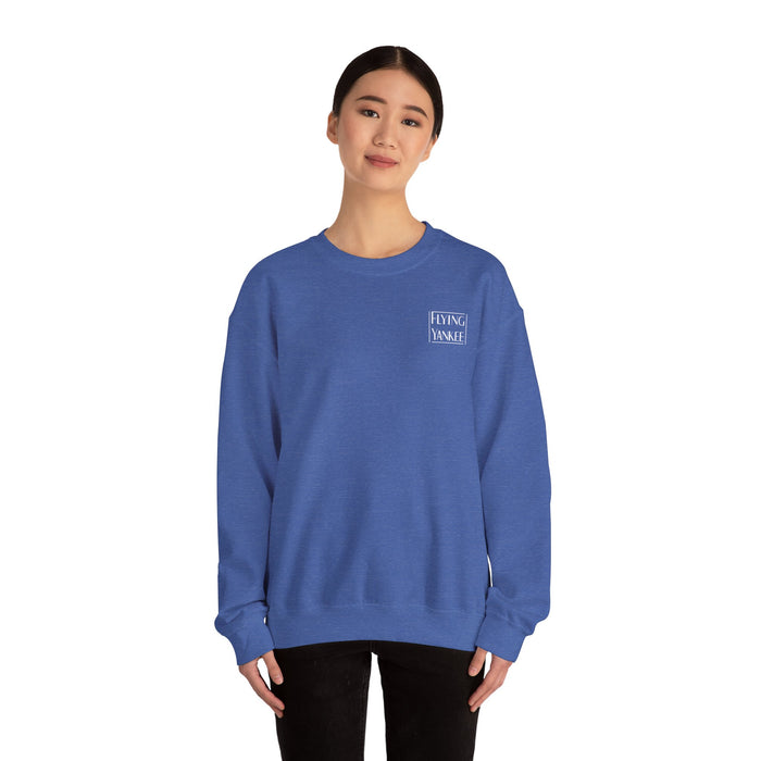 Flying Yankee Outline Logo Unisex Heavy Blend™ Crewneck Sweatshirt