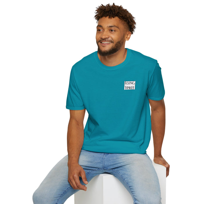 Flying Yankee Logo - Unisex Softstyle T-Shirt