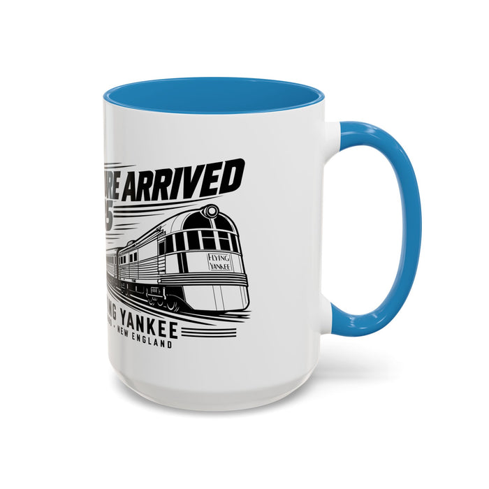 The Future Arrived in 1935 | Flying Yankee No. 6000 | Accent Coffee Mug (11, 15oz)