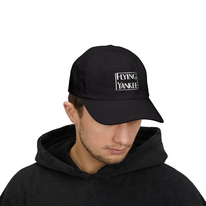 Flying Yankee Outline Embroidered Logo - Classic Dad Cap