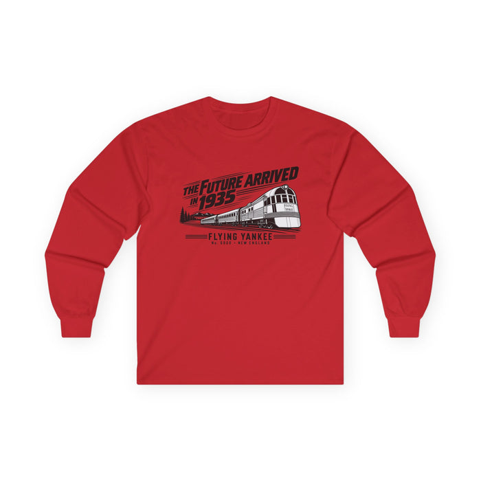 The Future Arrived in 1935 | Flying Yankee No. 6000 | Unisex Ultra Cotton Long Sleeve Tee