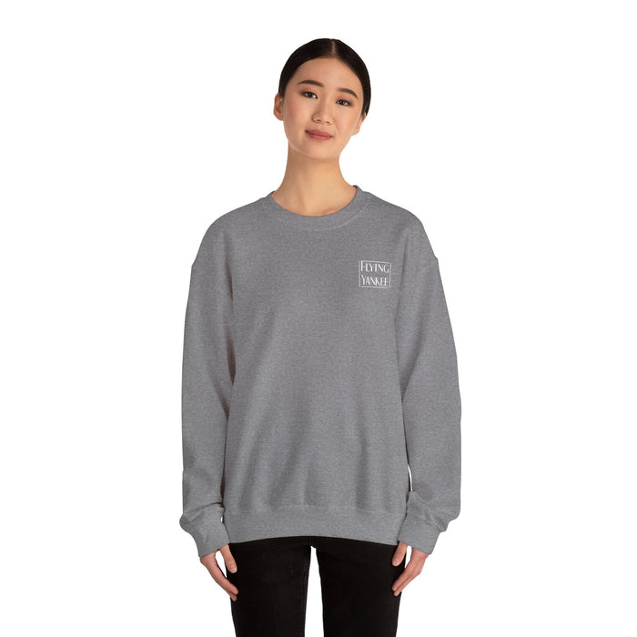 Flying Yankee Outline Logo Unisex Heavy Blend™ Crewneck Sweatshirt