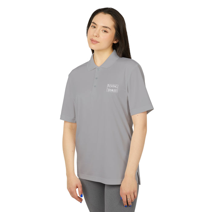 Flying Yankee Embroidered Logo - adidas Unisex Performance Polo
