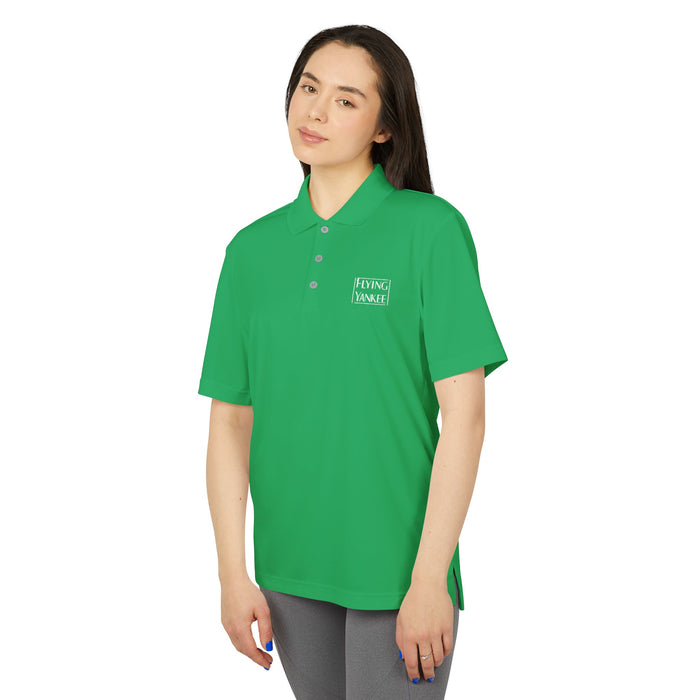 Flying Yankee Embroidered Logo - adidas Unisex Performance Polo