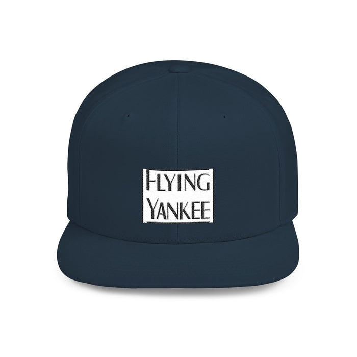 Flying Yankee Embroidered Logo - Flat Bill Snapback