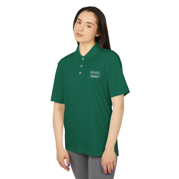 Flying Yankee Embroidered Logo - adidas Unisex Performance Polo
