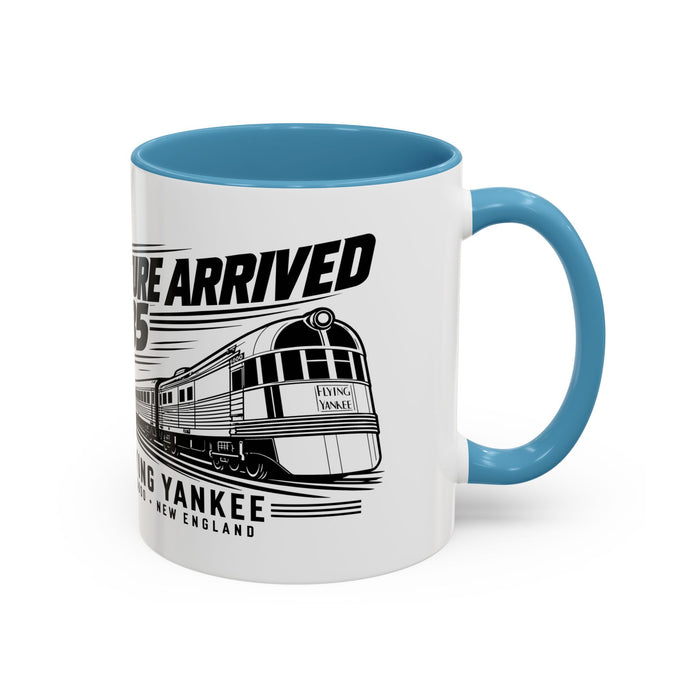 The Future Arrived in 1935 | Flying Yankee No. 6000 | Accent Coffee Mug (11, 15oz)