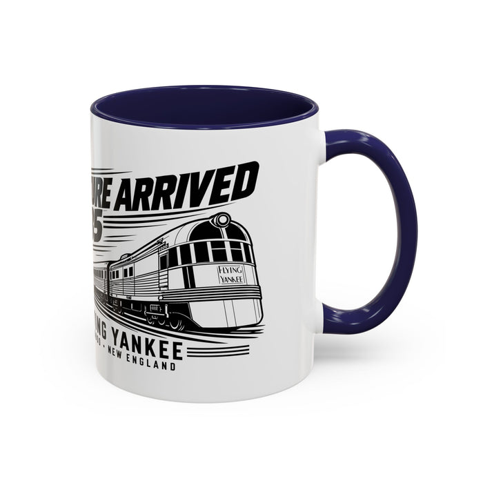 The Future Arrived in 1935 | Flying Yankee No. 6000 | Accent Coffee Mug (11, 15oz)