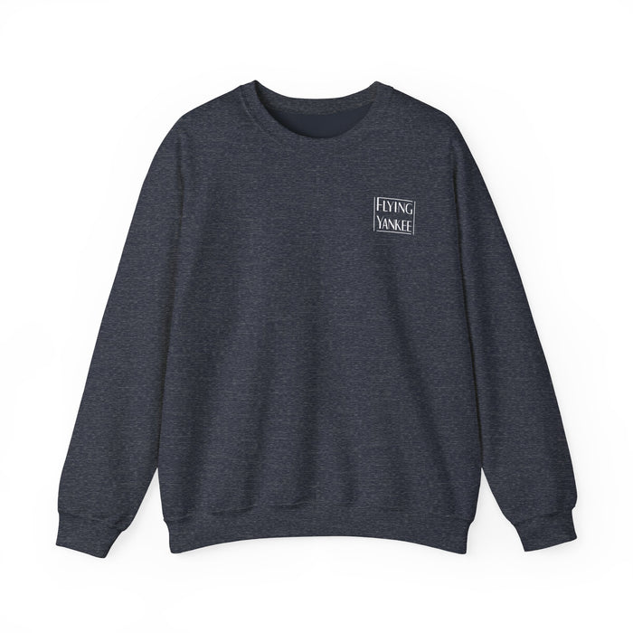 Flying Yankee Outline Logo Unisex Heavy Blend™ Crewneck Sweatshirt