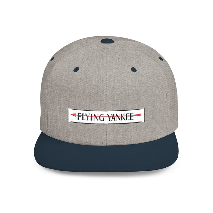 Flying Yankee Embroidered ARROW Logo - Flat Bill Snapback