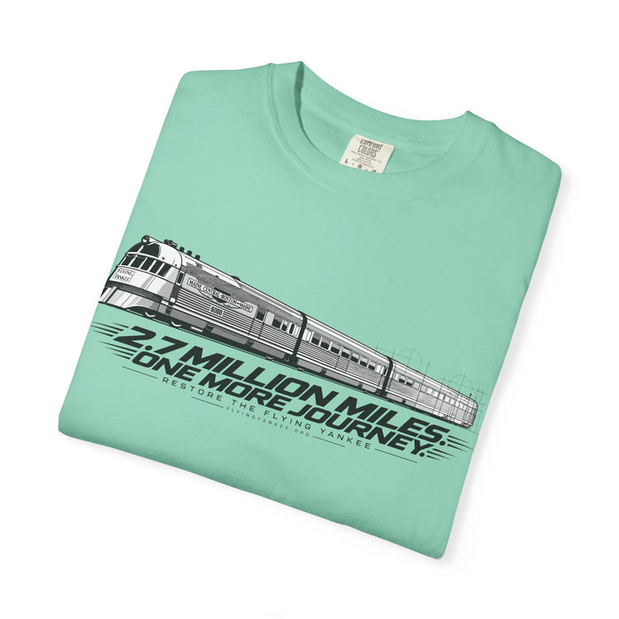 Flying Yankee – 2.7 Million Miles, One More Journey - Unisex Garment-Dyed T-shirt