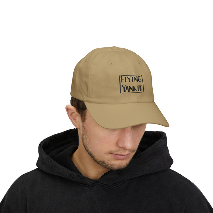 Flying Yankee Outline Embroidered Logo - Classic Dad Cap