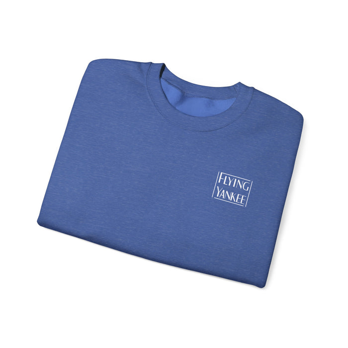 Flying Yankee Outline Logo Unisex Heavy Blend™ Crewneck Sweatshirt