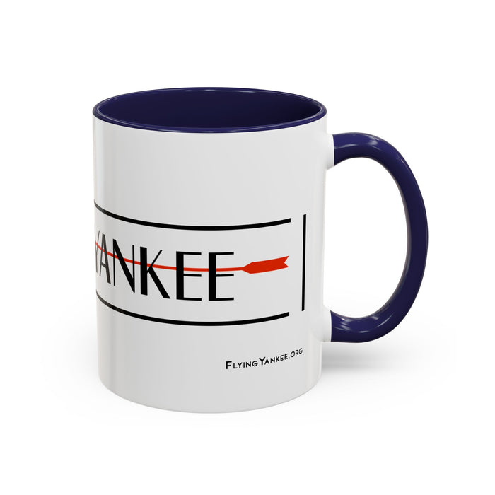 Arrow Flying Yankee Logo - Accent Coffee Mug (11, 15oz)