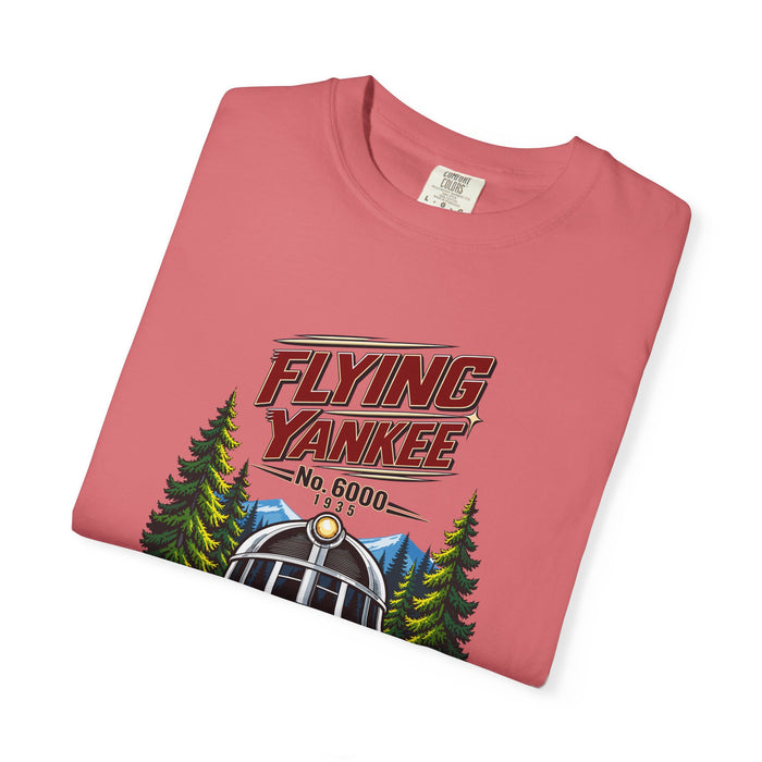Flying Yankee No. 6000 – 1935 Vintage Streamliner - Unisex Garment-Dyed T-shirt
