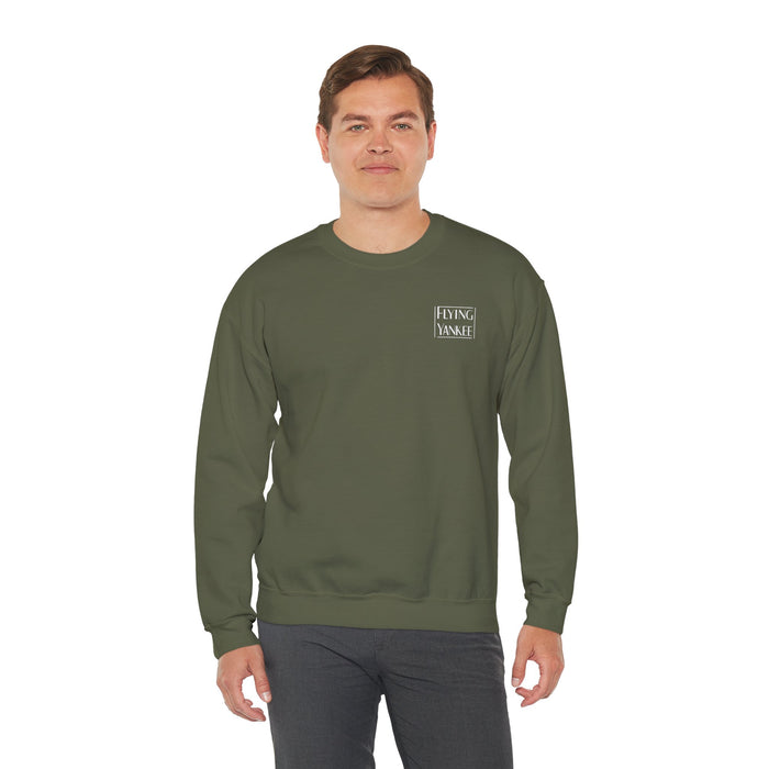 Flying Yankee Outline Logo Unisex Heavy Blend™ Crewneck Sweatshirt
