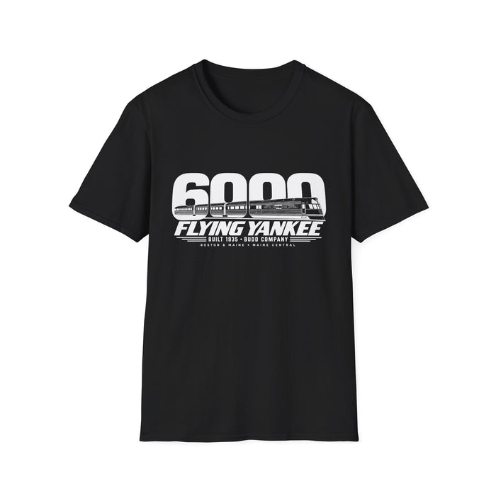 Flying Yankee 6000 | 1935 Budd Streamliner Vintage Railroad Design | Unisex Softstyle T-Shirt