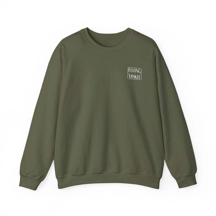Flying Yankee Outline Logo Unisex Heavy Blend™ Crewneck Sweatshirt