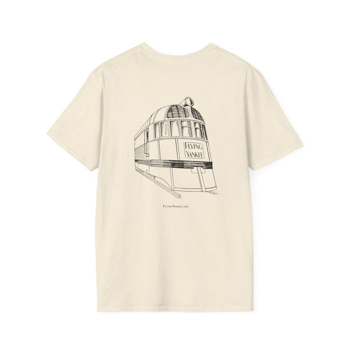 Flying Yankee Logo - Unisex Softstyle T-Shirt
