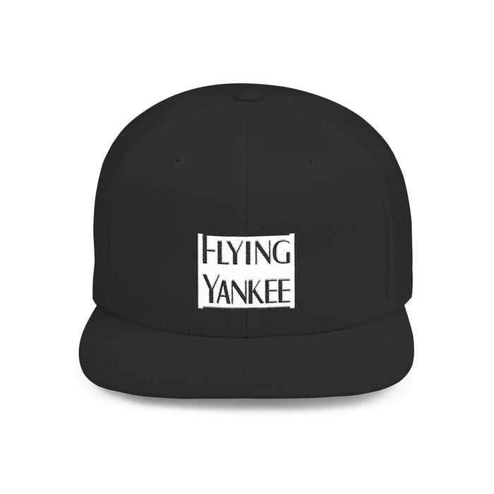 Flying Yankee Embroidered Logo - Flat Bill Snapback