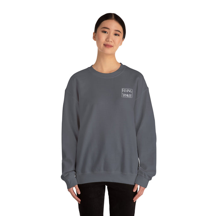 Flying Yankee Outline Logo Unisex Heavy Blend™ Crewneck Sweatshirt